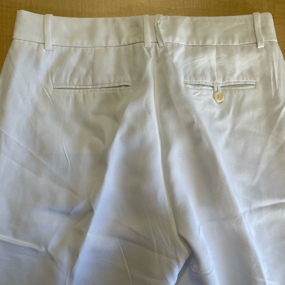 J. Crew Essential Pants in Crisp White Lined Size 6